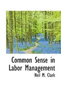 Common Sense in Labor Management