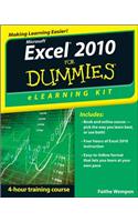 Excel 2010 eLearning Kit For Dummies