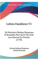 Lettres Familieres V1