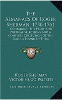 The Almanacs of Roger Sherman, 1750-1761