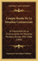 Compte Rendu De La Situation Commerciale