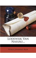 Lodewijk Van Nassau...