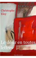 Le désir en toutes lettres