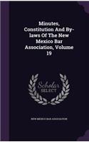 Minutes, Constitution and By-Laws of the New Mexico Bar Association, Volume 19