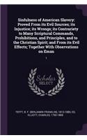 Sinfulness of American Slavery