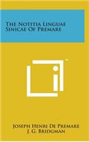 The Notitia Linguae Sinicae of Premare