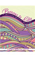 Patterns To Color Detailed Designs Advanced Coloring Book For Adult