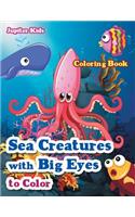 Sea Creatures With Big Eyes to Color Coloring Book