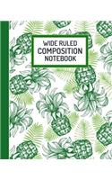 Wide Ruled Composition Notebook