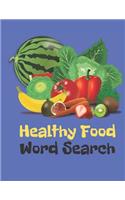 Healthy Food Word Search