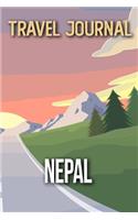 Travel Journal Nepal: Travel Diary and Planner - Journal, Notebook, Book, Journey - Writing Logbook - 120 Pages 6x9 - Gift For Backpacker