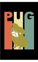Pug: Hangman Puzzles - Mini Game - Clever Kids - 110 Lined Pages - 6 X 9 In - 15.24 X 22.86 Cm - Single Player - Funny Great Gift