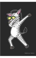 Dabbing Zebra: 120 Pages I 6x9 I Weekly Planner I Funny Exotic Stripes Wildlife Gifts