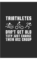 Triathletes: Triathlon Notebook, Graph Paper (6" x 9" - 120 pages) Sports and Recreations Themed Notebook for Daily Journal, Diary, and Gift