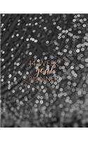 14 Week Goal Planner: Black Color 14 Week Goal Setting Journal - Goal Getter Notebook - 8.5x11 inches, 100 pages
