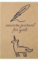 Unicorn Journal for Girls