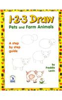 1 2 3 Draw Pets and Farm Animals