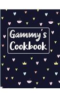 Gammy's Cookbook: Navy Blank Lined Journal(1 Gammy's Recipe Gifts)