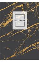 Notebook: Marble Textured College Ruled Composition Note Book & Lined Paper Journal Diary, Stylish Soft Cover, for College Work or School