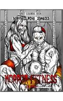 Adult Coloring Book Horror Fitness