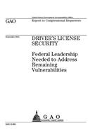 Driver's license security
