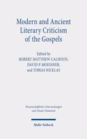 Modern and Ancient Literary Criticism of the Gospels