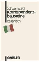 Korrespondenzbausteine Italienisch