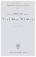 Vertragsfreiheit Und Diskriminierung