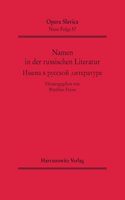Namen in Der Russischen Literatur Imena V Russkoj Literature
