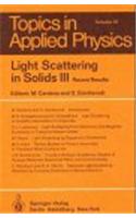 Light Scattering in Solids III