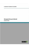 Managerhaftung Im Wandel: (German)