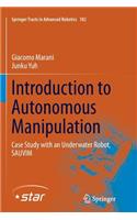 Introduction to Autonomous Manipulation