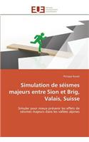 Simulation de Séismes Majeurs Entre Sion Et Brig, Valais, Suisse