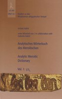 Analytisches Worterbuch Des Meroitischen /Analytic Meroitic Dictionary, Volume 1