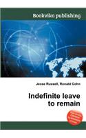 Indefinite Leave to Remain