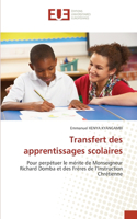 Transfert des apprentissages scolaires