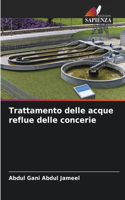 Trattamento delle acque reflue delle concerie