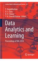 Data Analytics and Learning