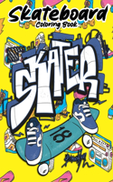 Skateboard coloring book
