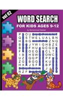 Word Search for Kids Ages 9-12 - Vol 2