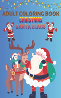 Adult Coloring Book Christmas Santa Claus