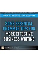Some Essential Grammar Tips for More Effective Business Writing