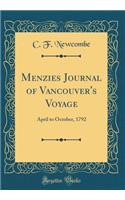 Menzies Journal of Vancouver's Voyage