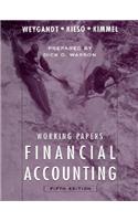 Working Papers to Accompany Financial Accounting