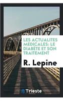 Le Diabète Et Son Traitement