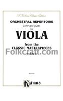 comp. Parts Viola from Classic Masterpieces III
