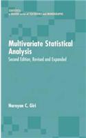 Multivariate Statistical Analysis