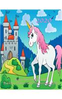 2020 Happy Unicorn 18 Month Academic Planner with Motivational Quotes