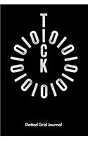 Tick Tock Dotted Grid Journal