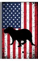 Capybara USA Flag